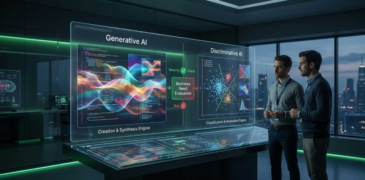 Generative AI vs. Discriminative AI: Which One Does Your Business Actually Need?